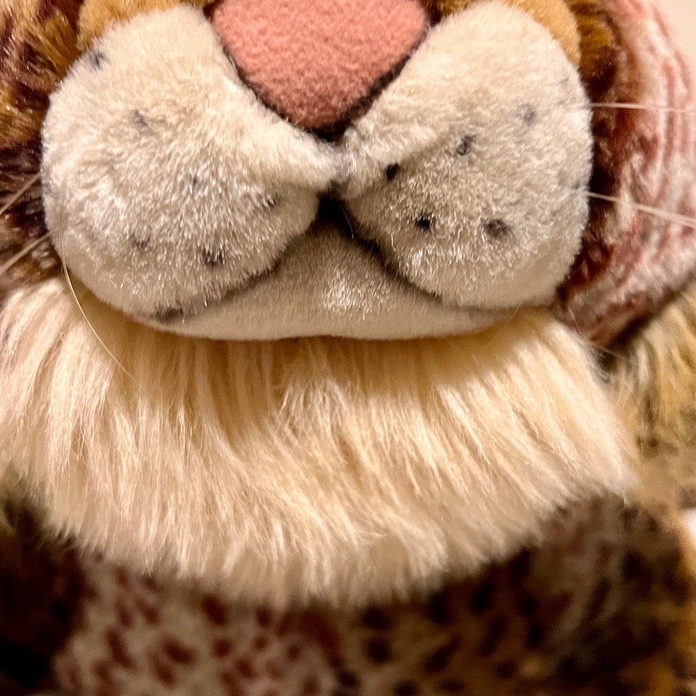 Lynx Large Spotted Plush Stuffed Animal Brown Tan Realistic Excellent Wild - Picture 8 of 13